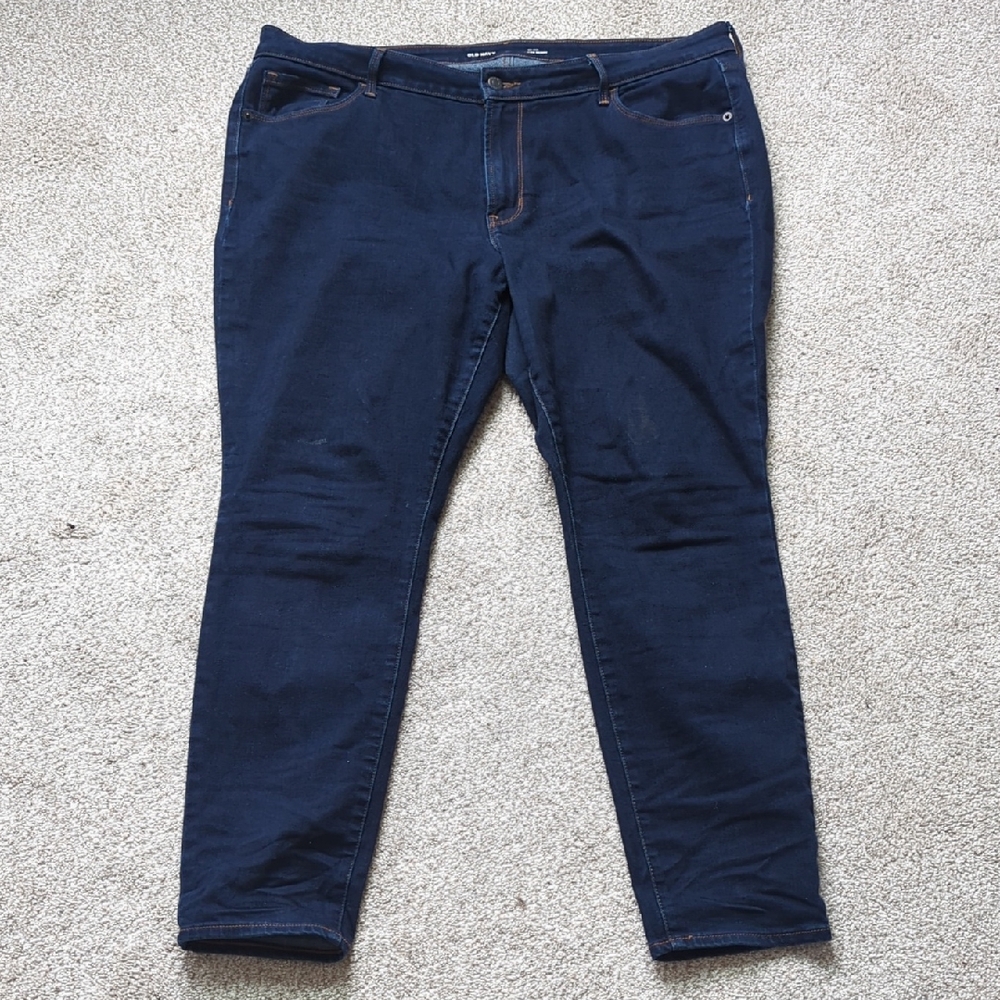 Old Navy Dark Blue Pop Icon Skinny Jeans